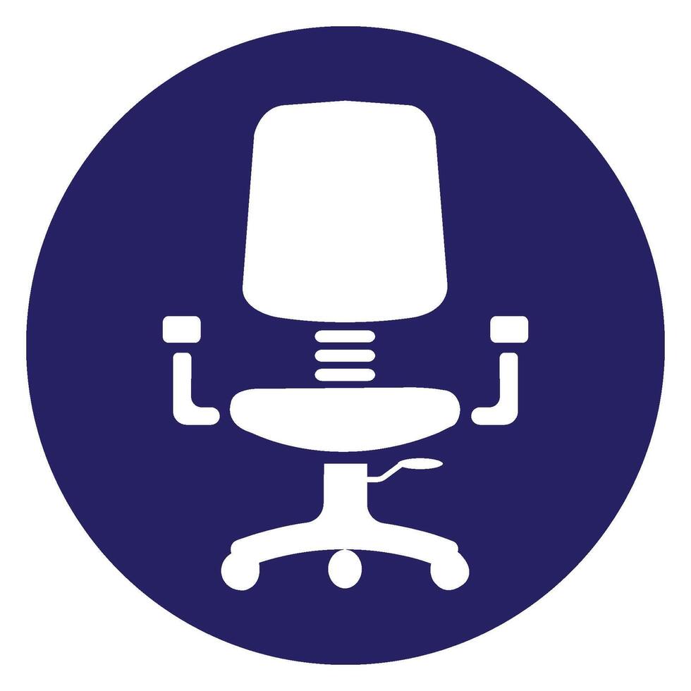 chair icon illustration simple design vector