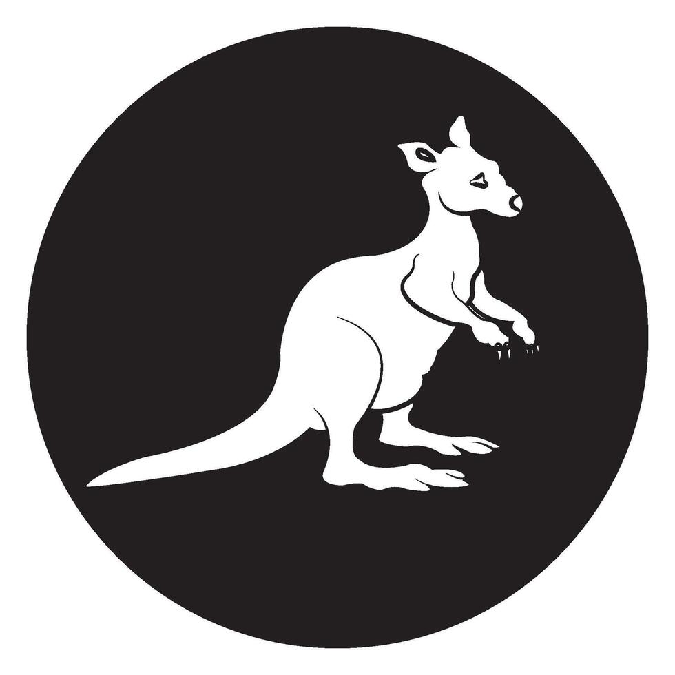 kangaroo icon simple design vector