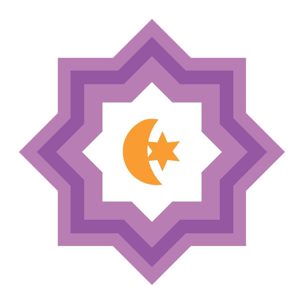 The symbol of the islamic month of ramadan vector