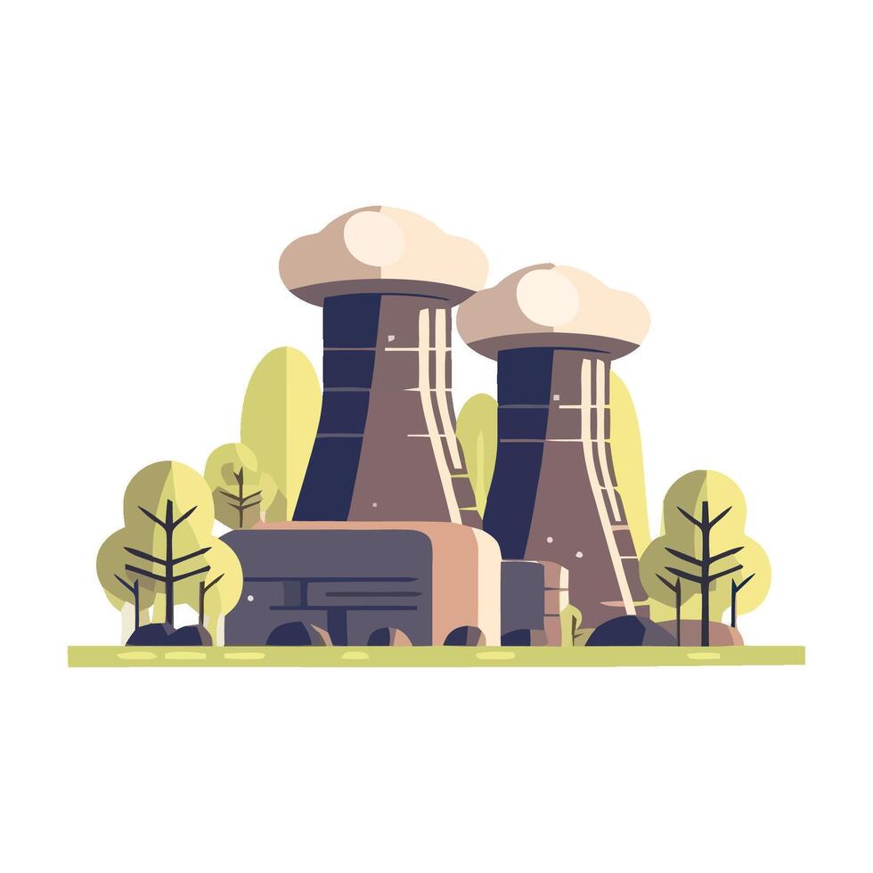 Nuclear power plant, nuclear power plant, nuclear power plant, nuclear power plant, nuclear power plant vector