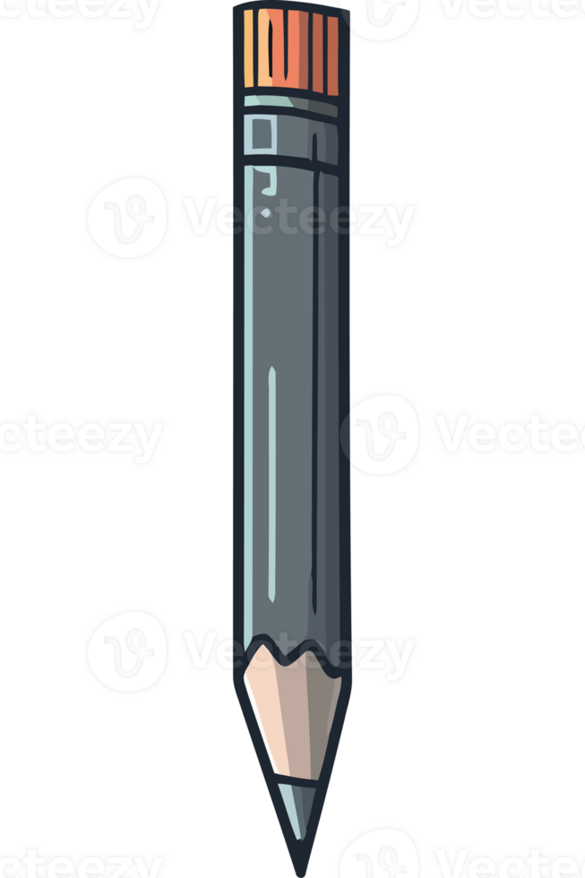 A pencil with a black background png