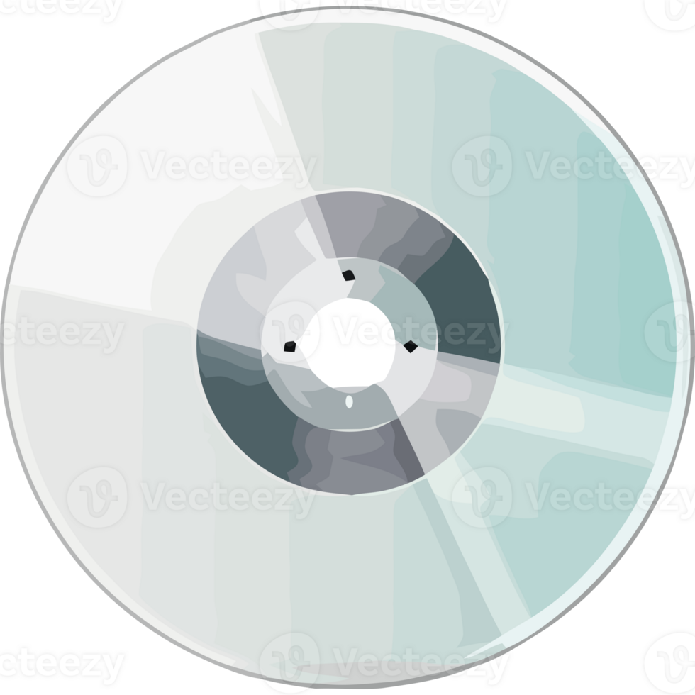 A cd disc with a black background png