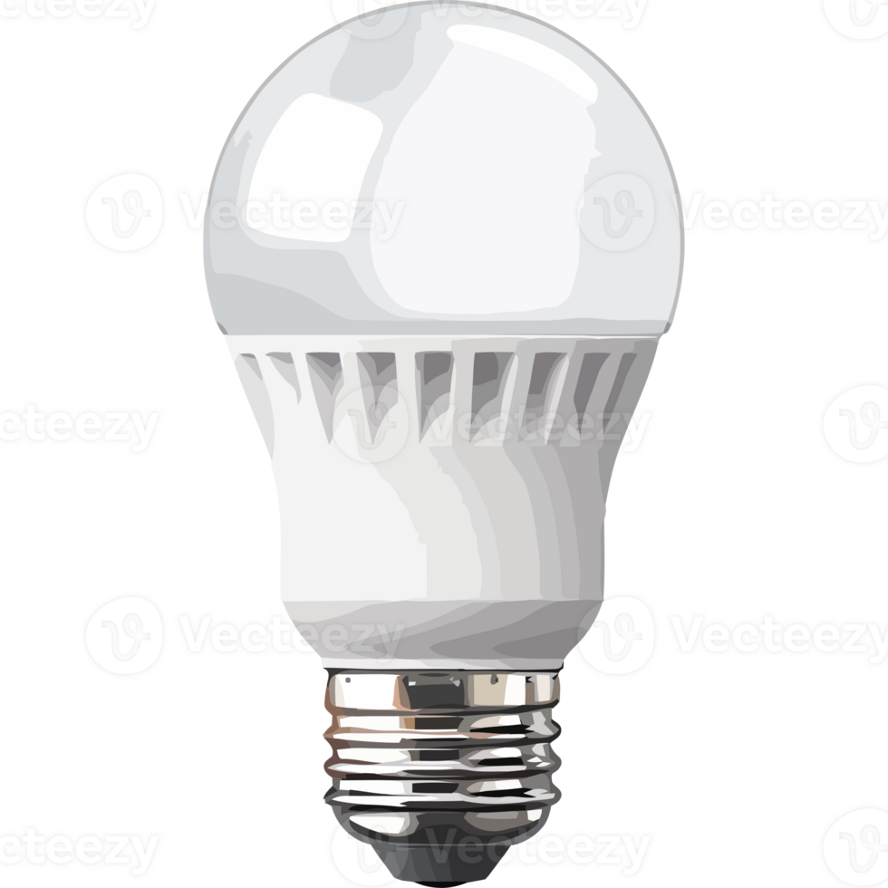 A light bulb is shown on a black background png