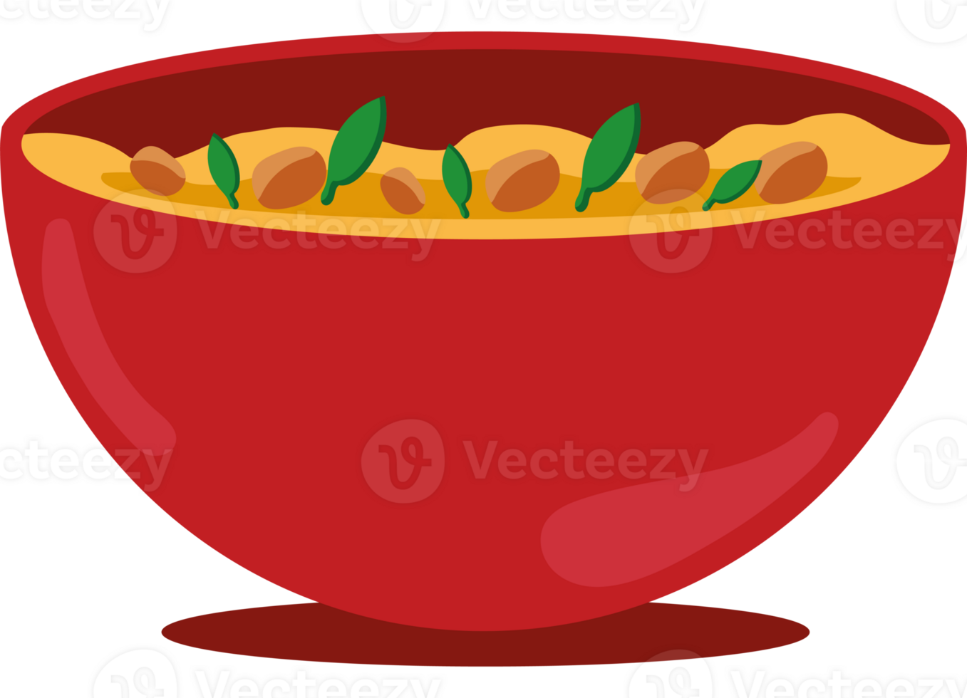 A bowl of food with beans and carrots png