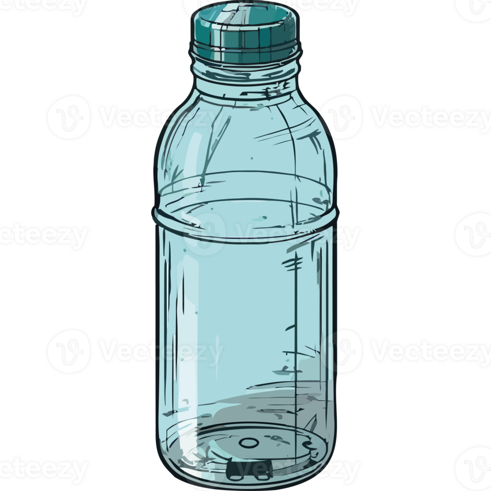 A bottle with a lid on a black background png