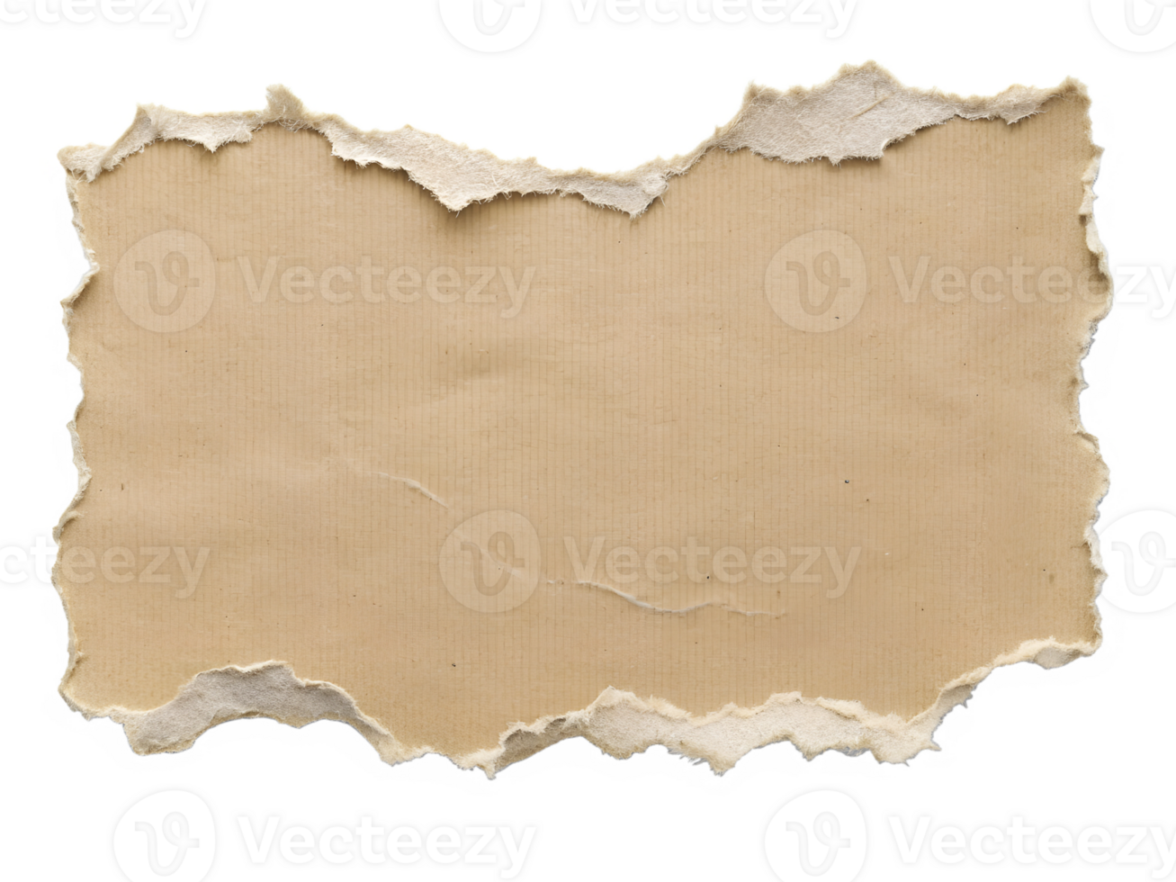 Textured torn paper for creative projects, isolated transparent png