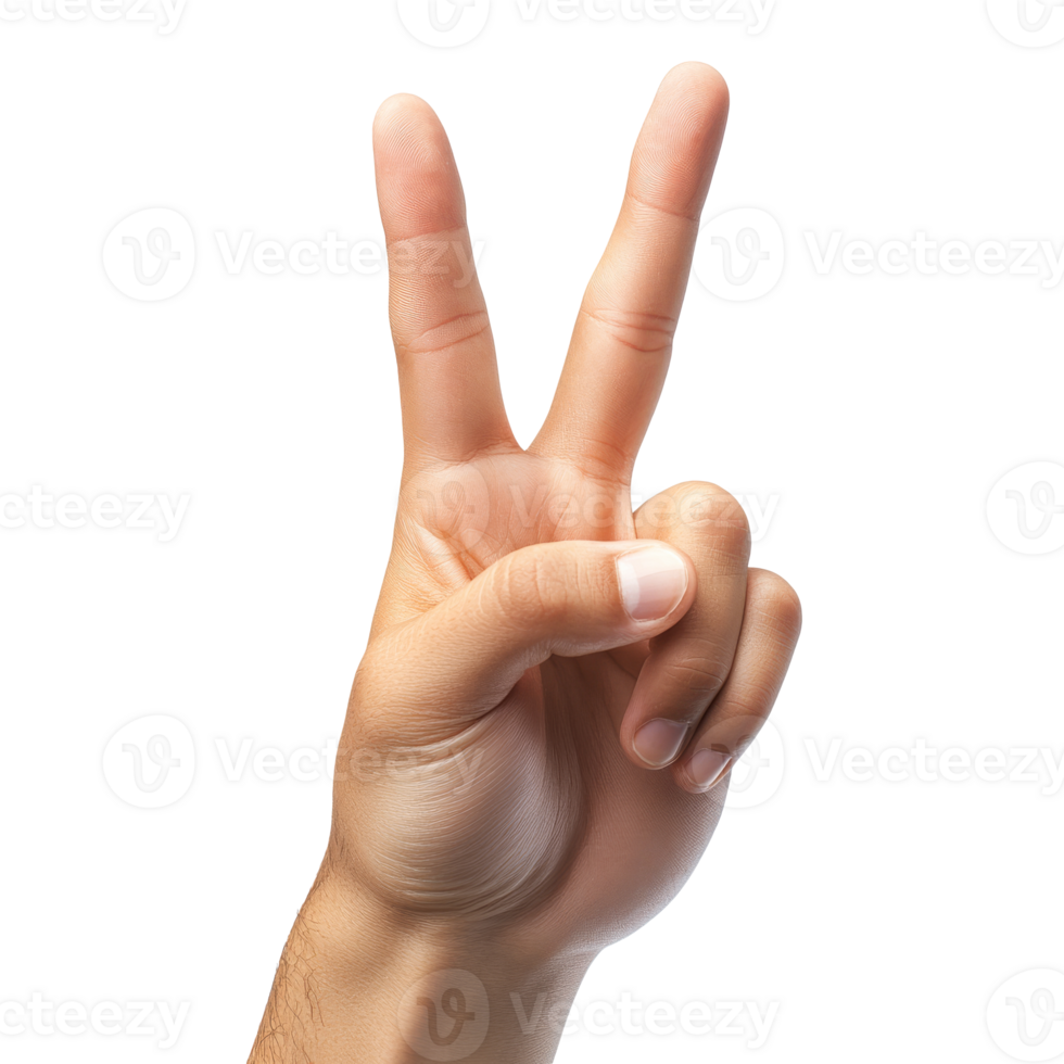 Peace sign, cut out transparent png