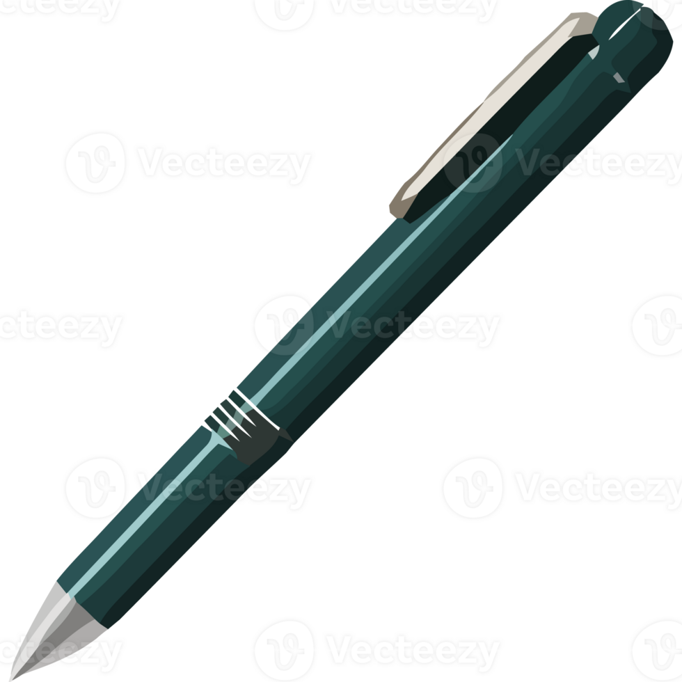 A green pen with a black background png