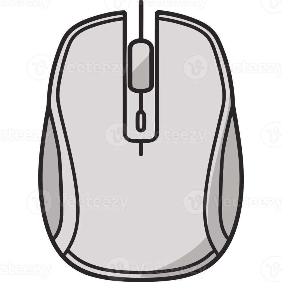 Mouse icon on black background png