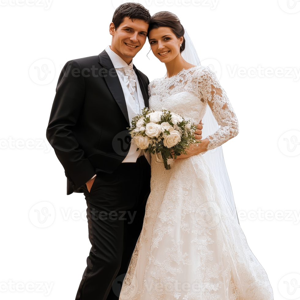 Happy couple celebrating outdoors, cut out transparent png