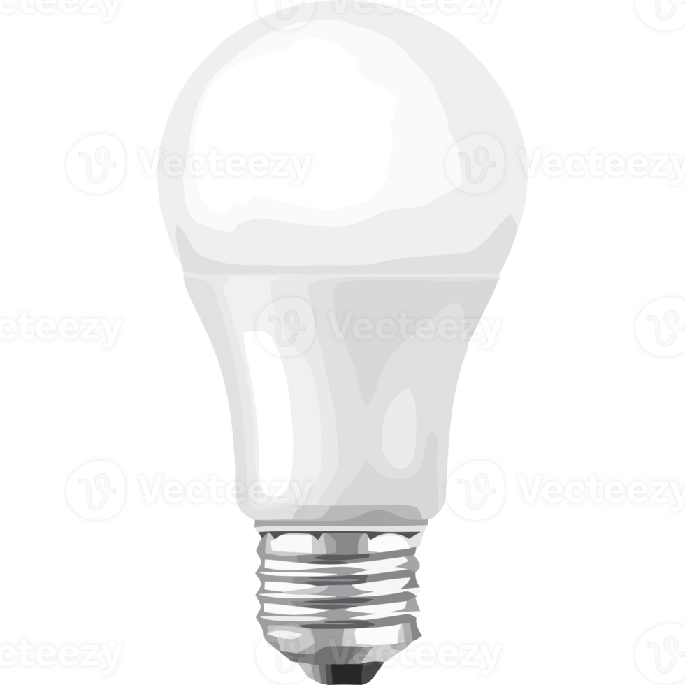 A light bulb is shown on a black background png