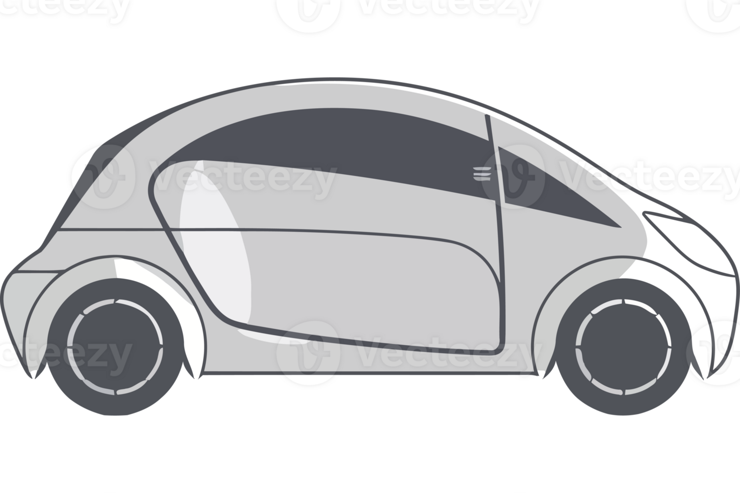 A small car on a black background png