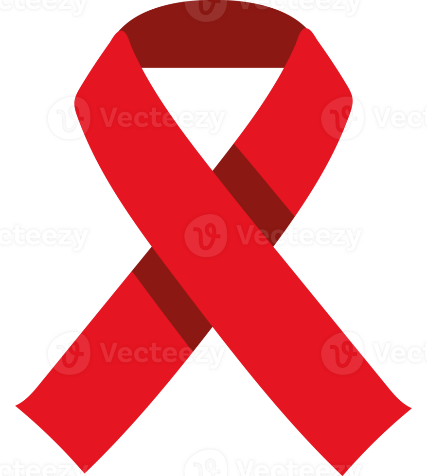 Red ribbon with a black background png