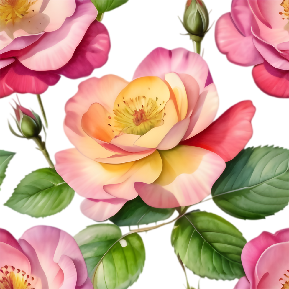 Gorgeous Wild Rose Illustrations for Decor. . png