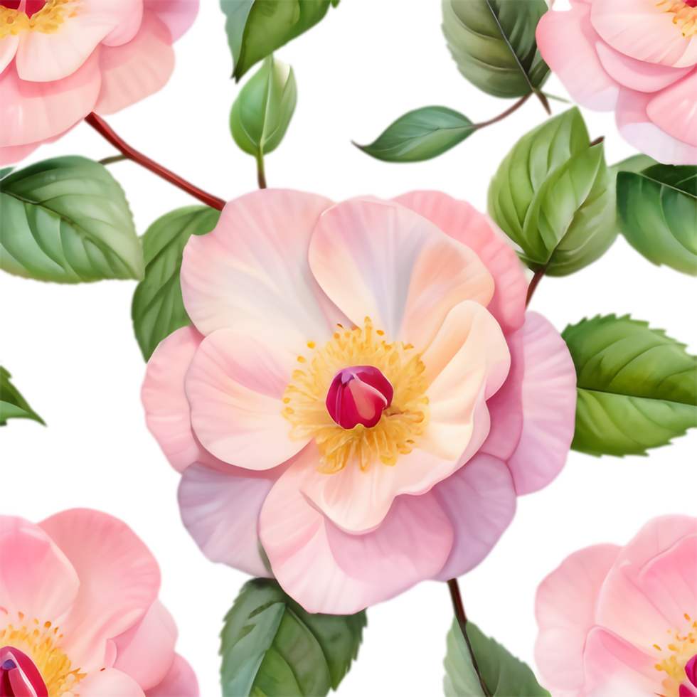 Delicate Wild Rose Graphics for Stationery. . png