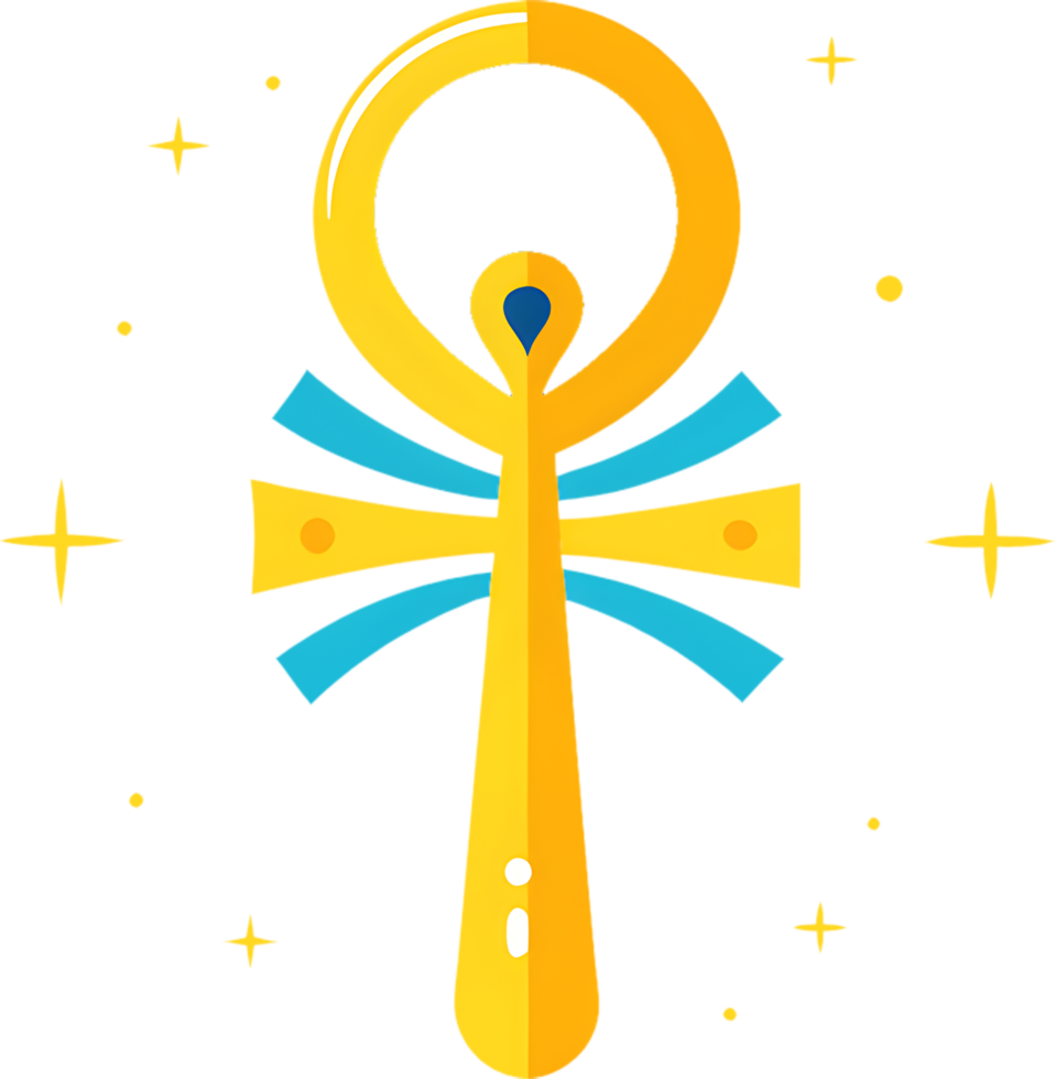 Golden Ankh, Emblem of Immortality. . png