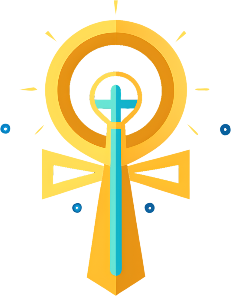 Beautiful Ankh Symbol, Rich Egyptian Heritage. . png