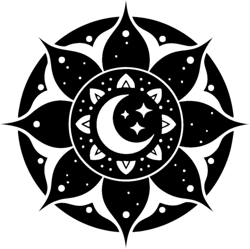Celestial Mandala, Stars and Moons in Harmony. . png
