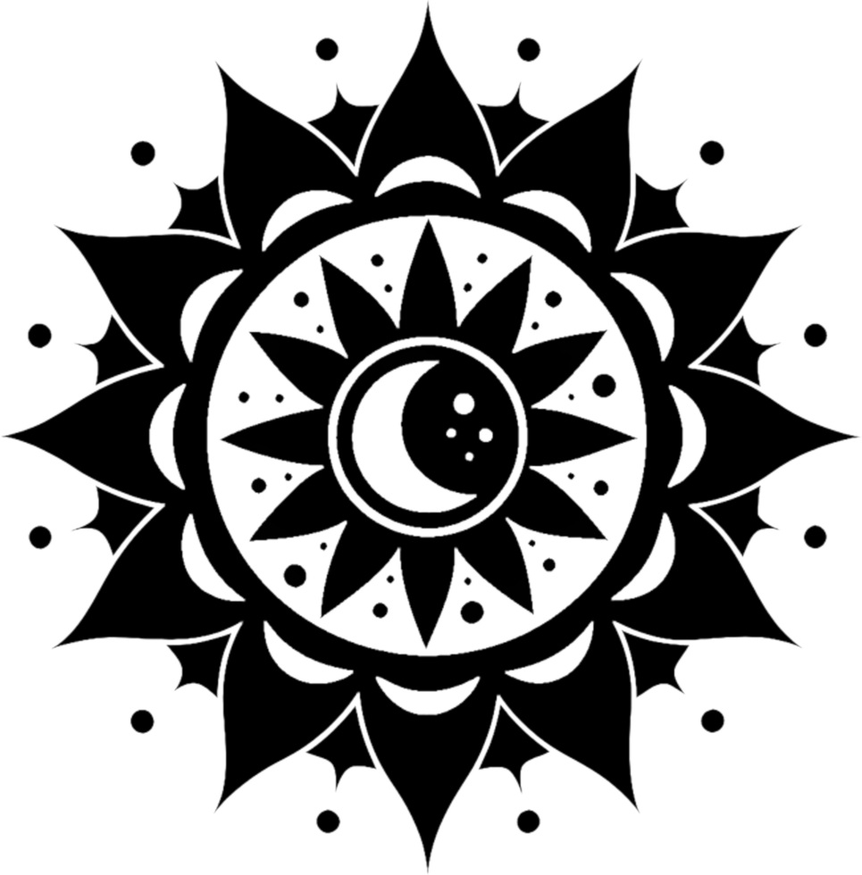Celestial Mandala, Stars, Moons, and Cosmic Vibes. . png