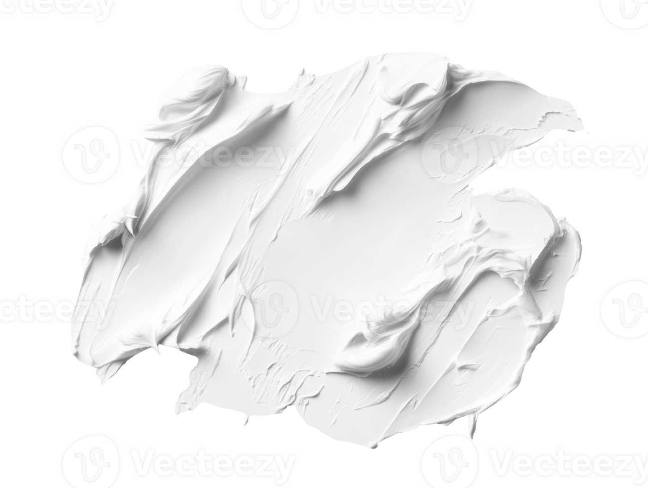 White paint texture on a smooth surface at noon, transparent png