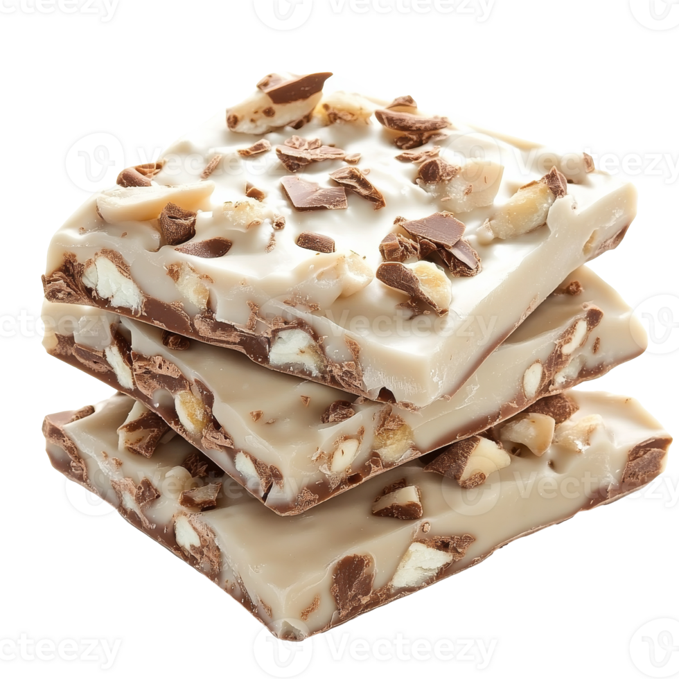 Nutty chocolate fudge piled high, transparent png
