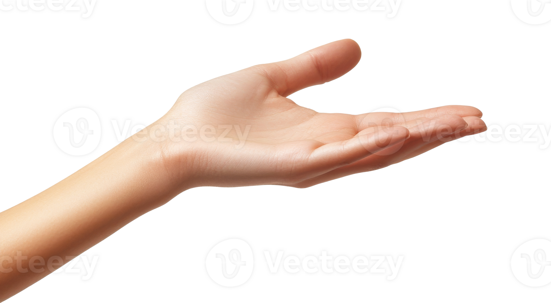 un disteso mano raggiungendo su per assistenza, trasparente png