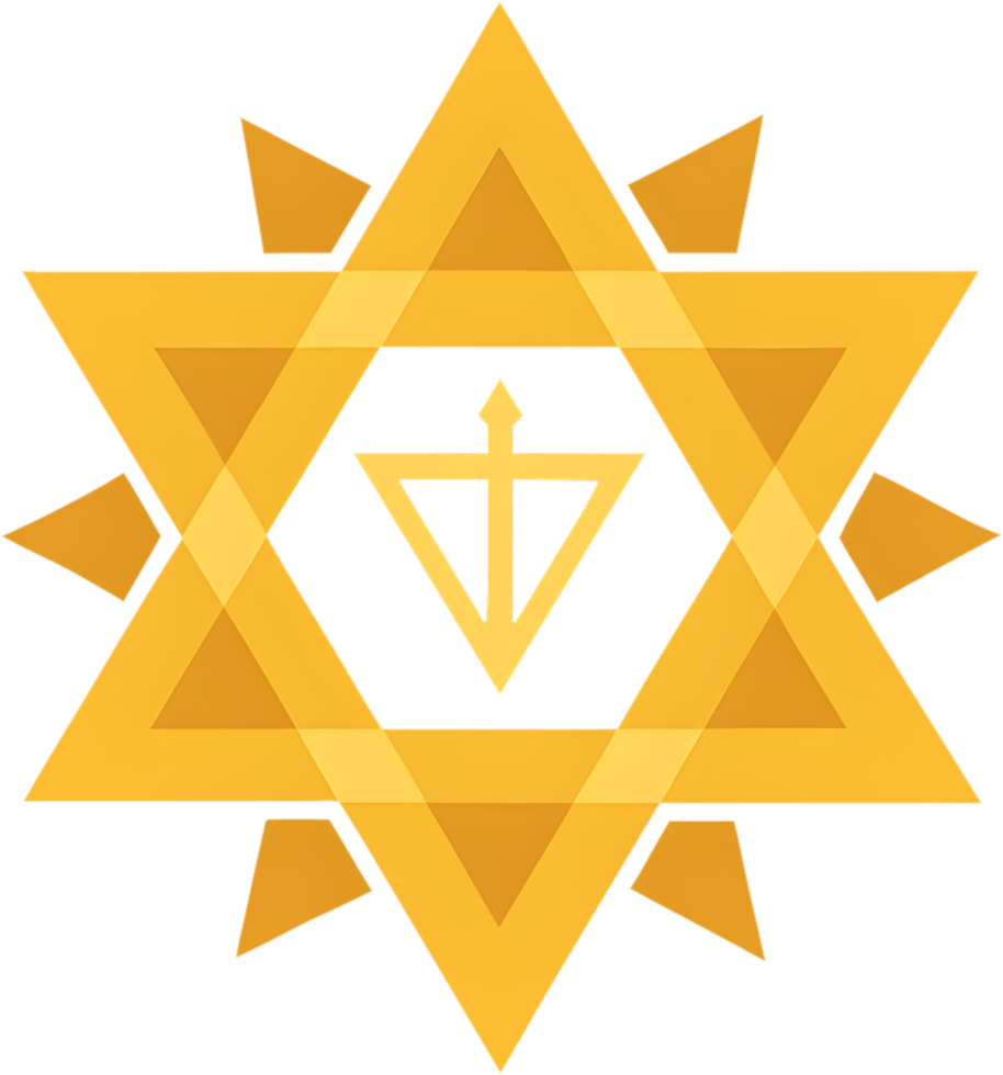 Classic Star of David Clipart for Projects. . png