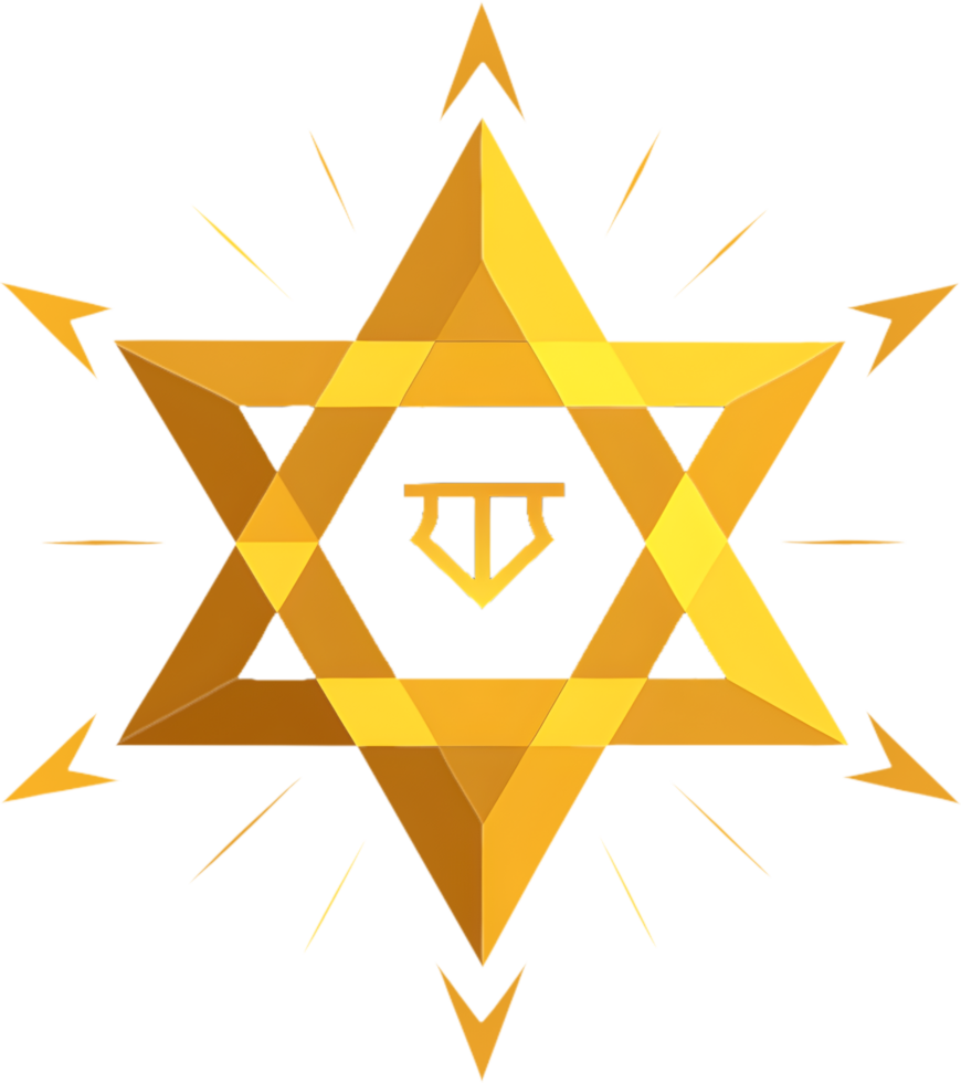 Inspiring Star of David Clipart for Crafts. . png