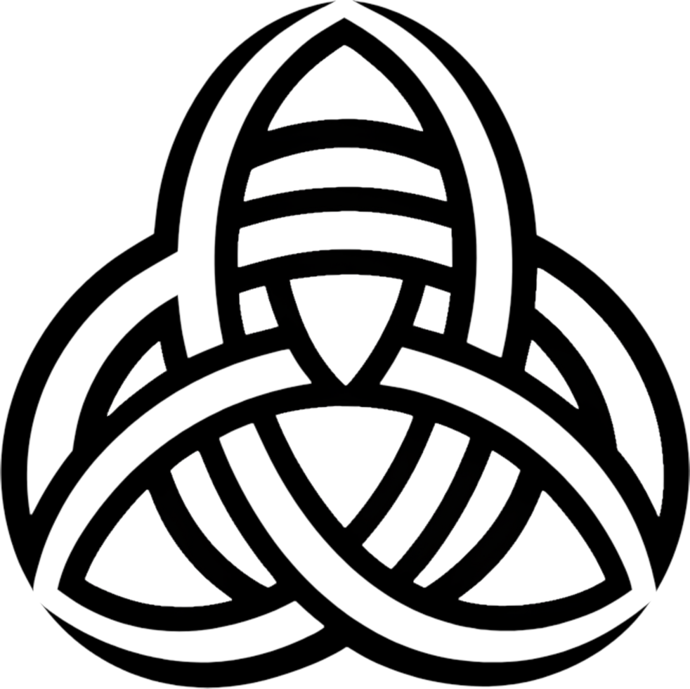 Ancient Irish Royalty Crown Black Clipart. . png