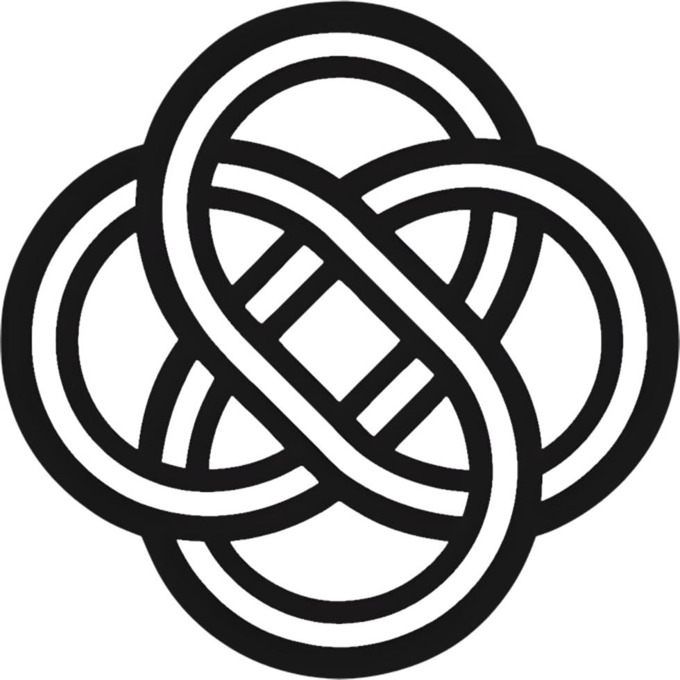 Regal Celtic Crown Stencil Black Knotwork Design. . png