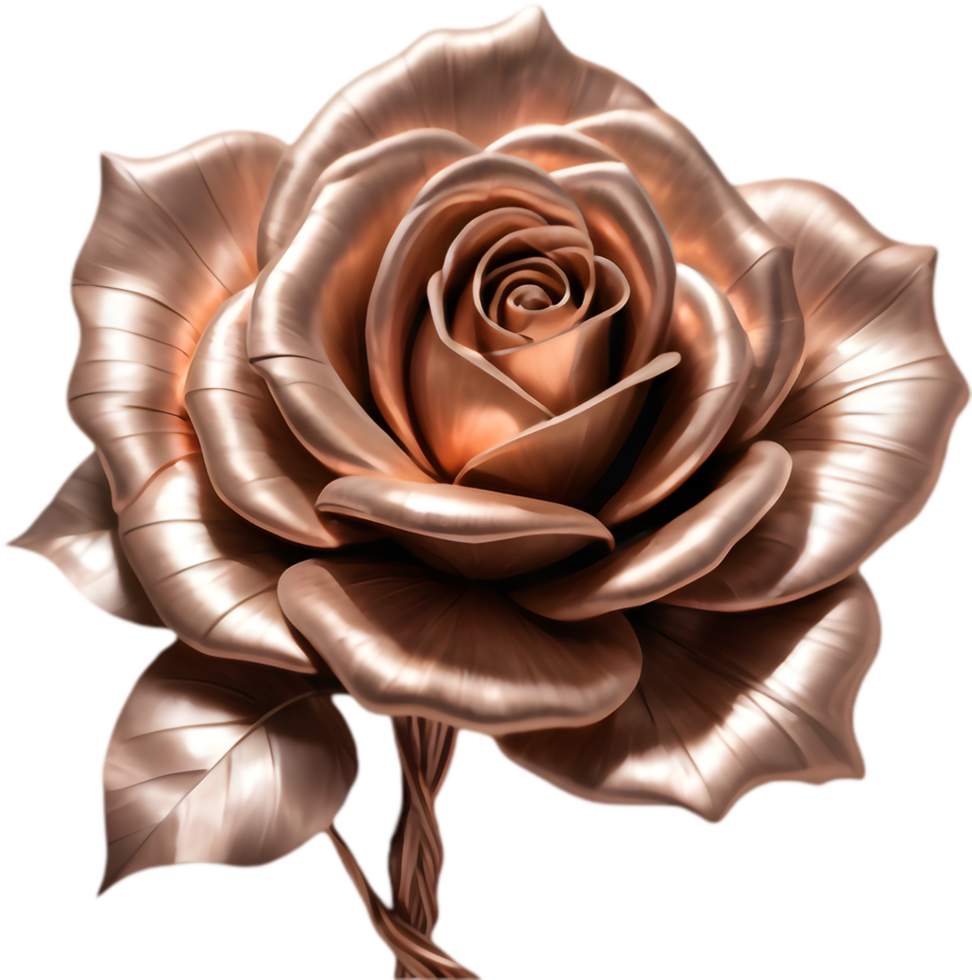 Decorative Copper Wire Rose for Creative Use. . png
