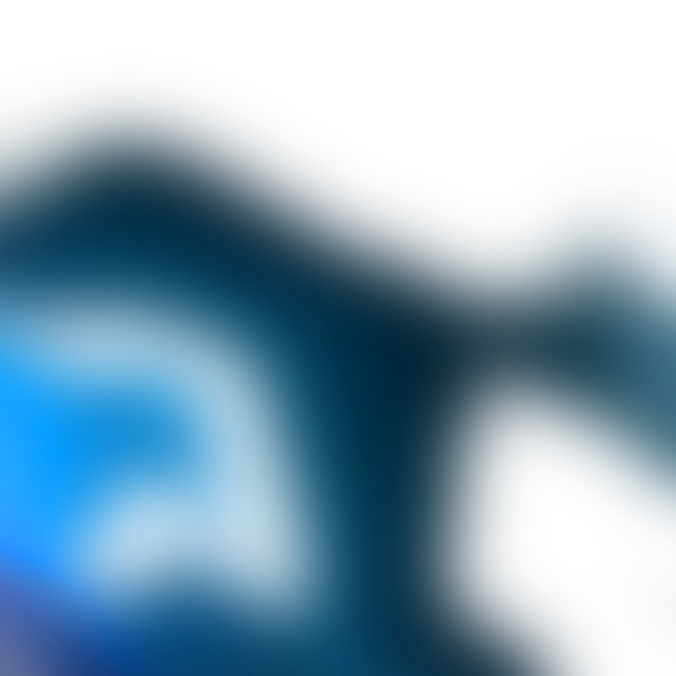 Soft transitions connect shapes into a smooth transparent gradient png