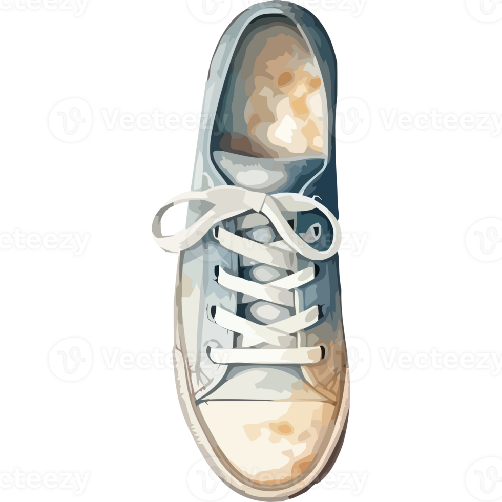 A pair of sneakers with white laces on a black background png