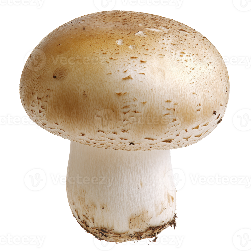 Fresh mushroom isolated on a white background isolated transparent png