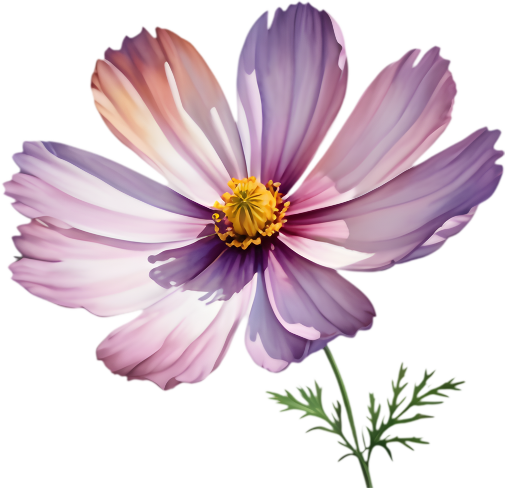 Cosmic Beauty, Cosmos Flower Illustration. . png