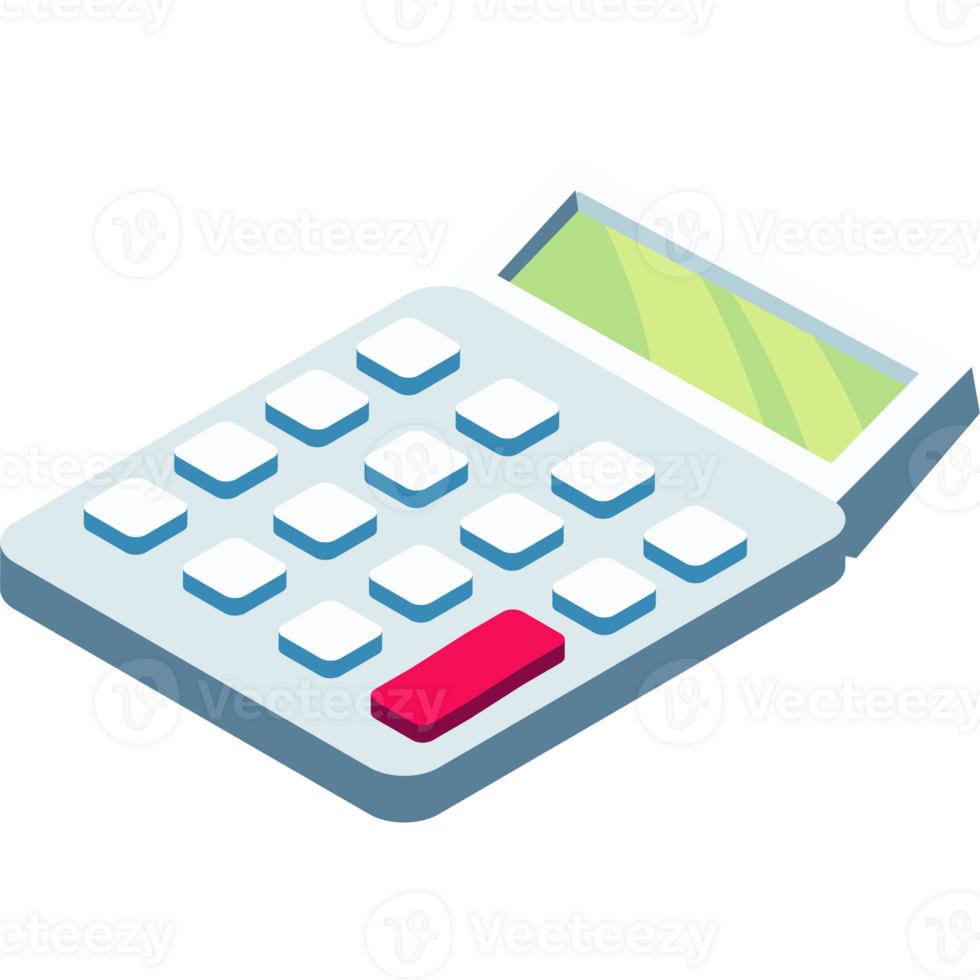 A calculator icon on a black background png