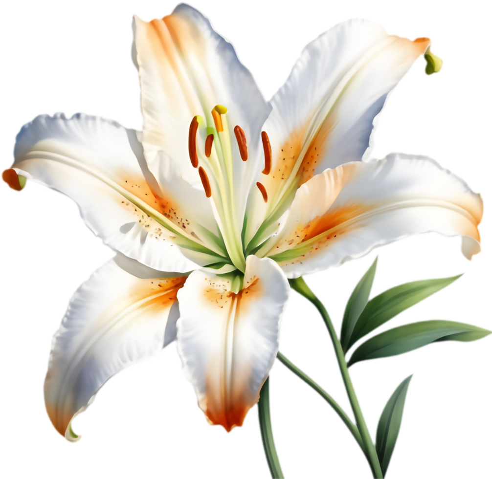 Majestic royal lily fit for a queen. . png