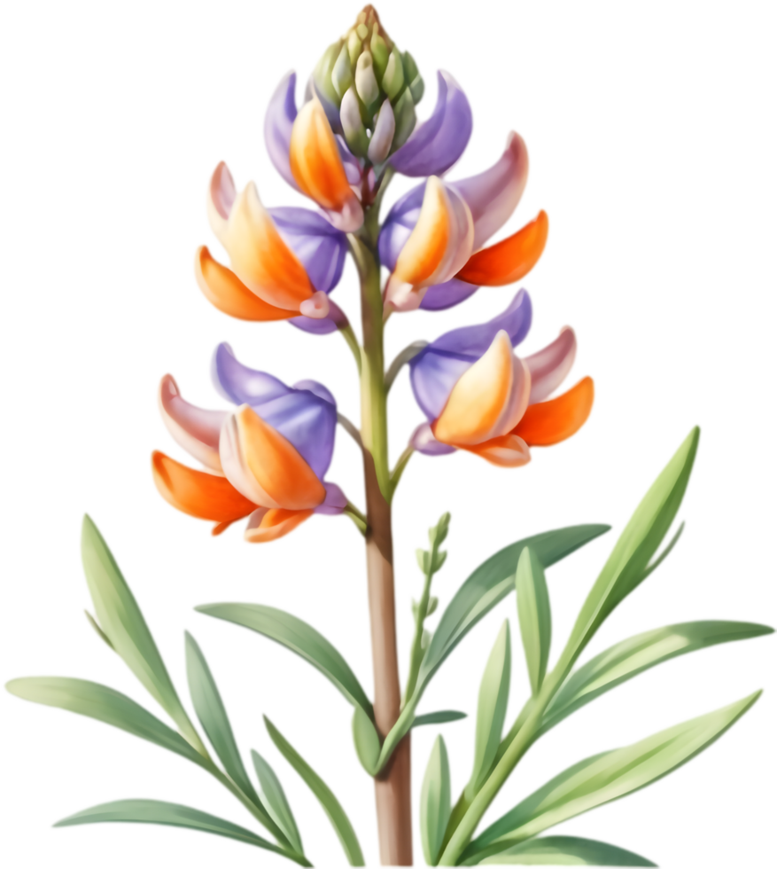 Unique Lupine Flower Graphics for Digital Art. . png