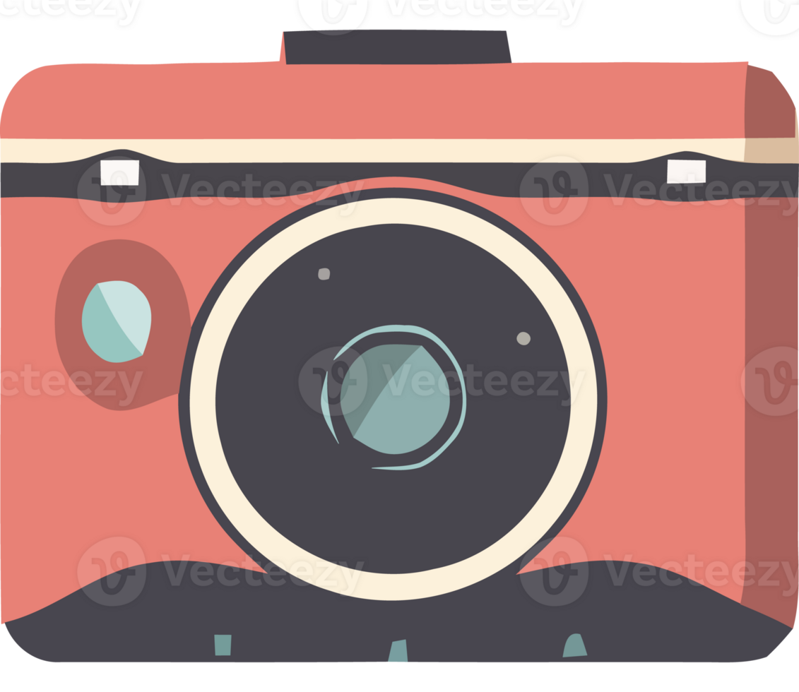 An old camera icon with a black background png