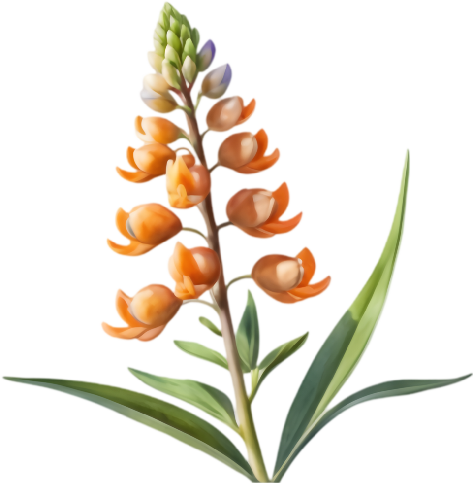 Modern Lupine Clipart for Trendy Designs. . png