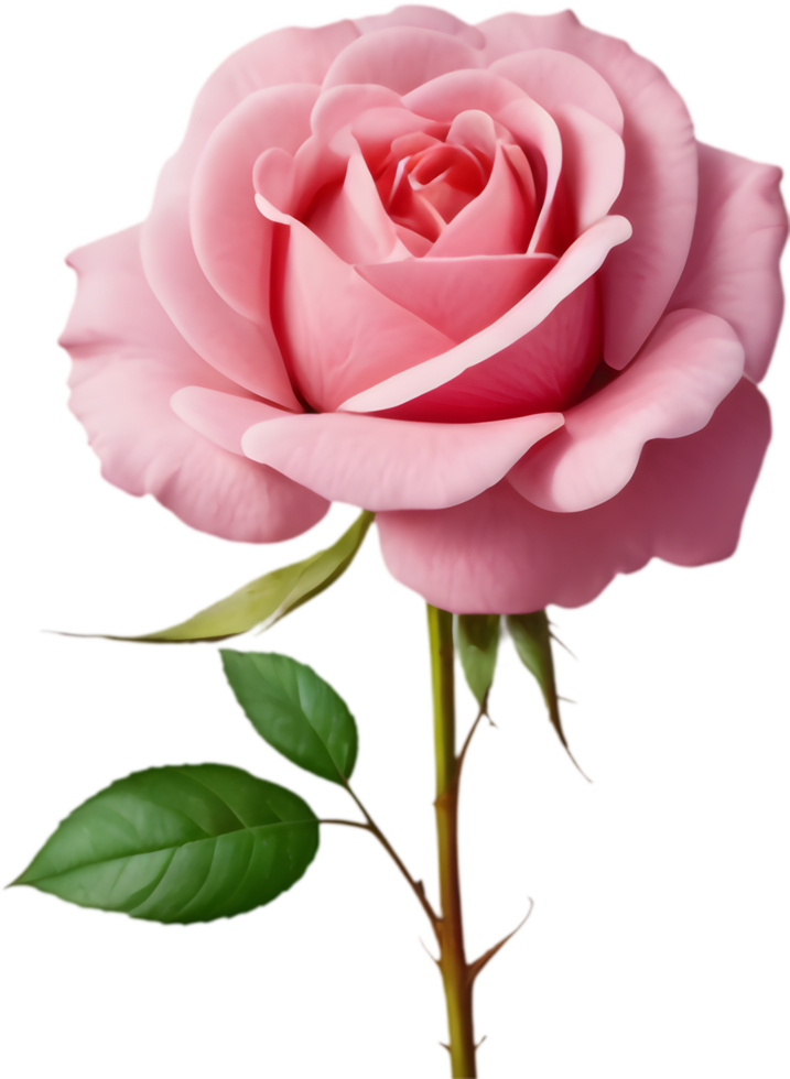 Lush Pink Rose Illustrations for Botanical Prints. . png