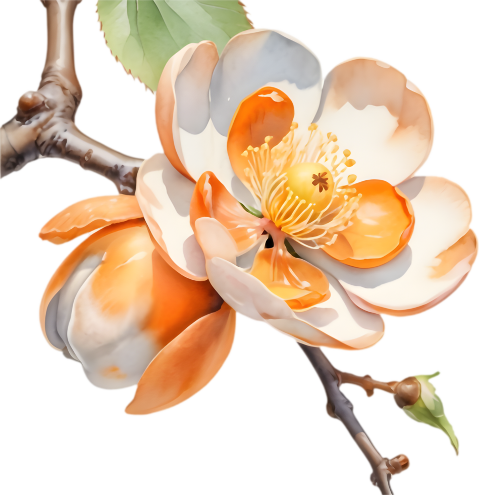 Geometric Ume Flower Clipart, Innovative Pattern . png