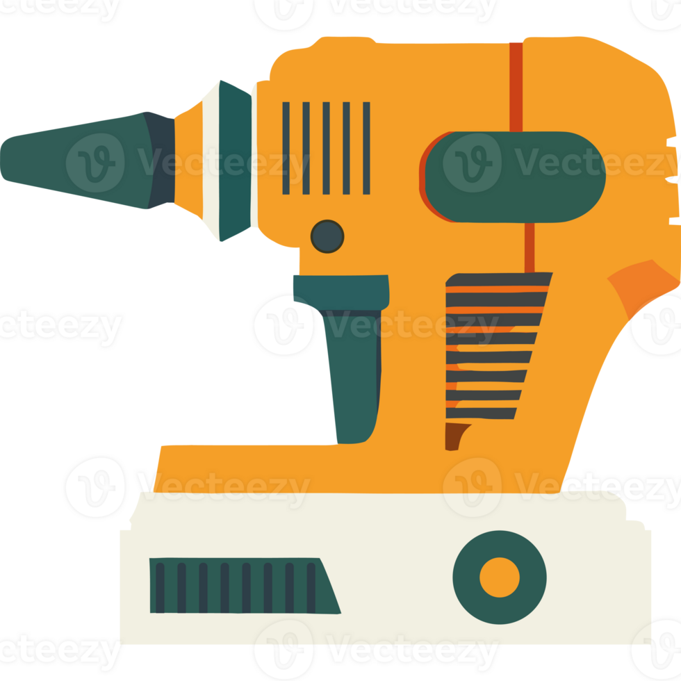 A drill is shown on a black background png