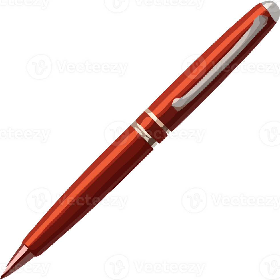 A red pen on a black background png