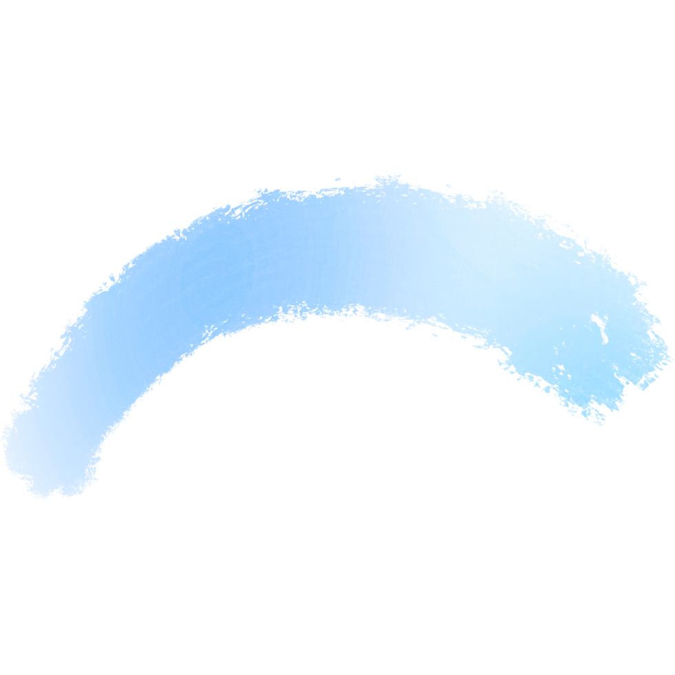 Blue Gradient Strokes Illustration With A Rugged Grunge Brush Stroke Finish png