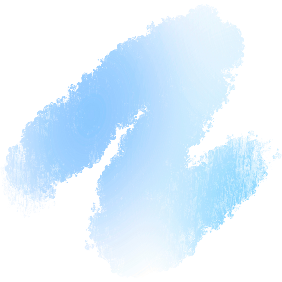 Illustration Of Textured Blue Gradient Strokes In A Rough Artistic Grunge Style png