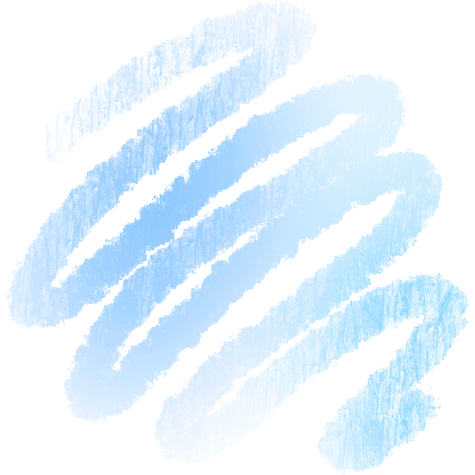 Illustration Of Rugged Blue Brush Strokes Transitioning Into A Smooth Fading Gradient png