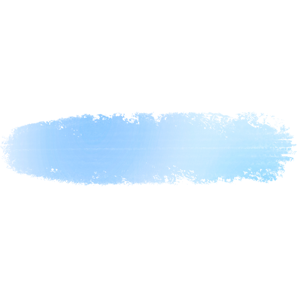 Blue Gradient Brush Stroke Illustration Rough And Rugged With A Gritty Grunge Finish png