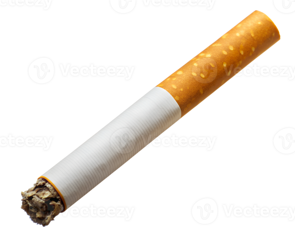 Smoke rising from a lit cigarette in urban setting transparent png