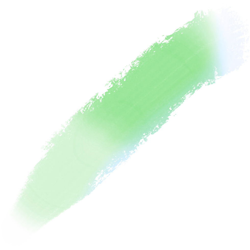 Bold Green Blue Gradient Brush Strokes In A Rugged Grunge Style Illustration png